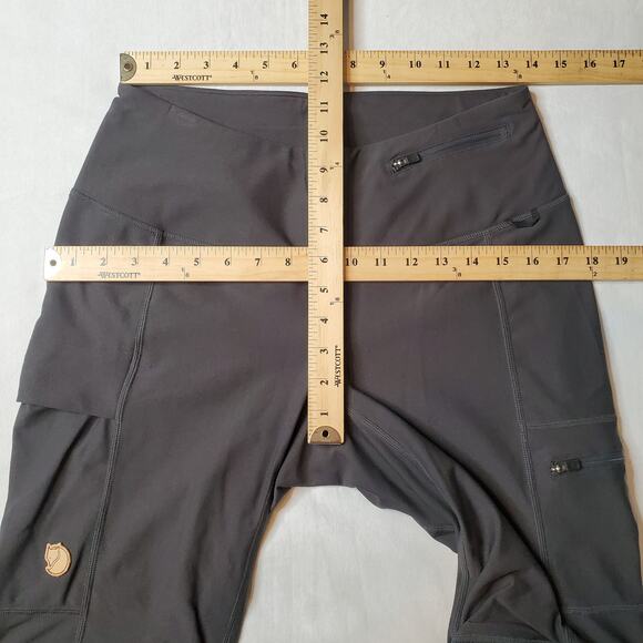Fjallraven Black Leggings Abisko Trekking Tights - Picture 6 of 7